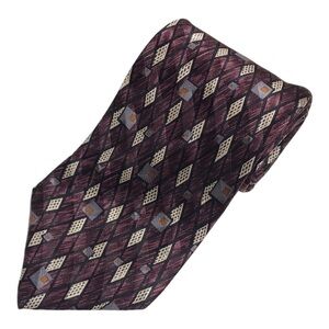 CONTE DI MILANO Men’s Italian 100% Silk Tie